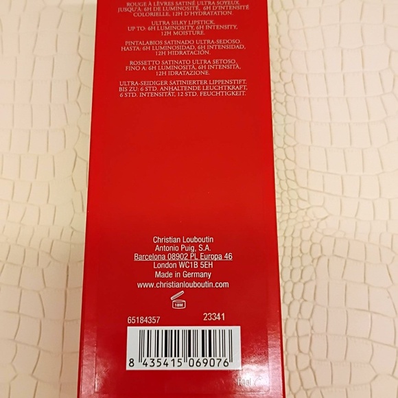 8435415068987-8435415068987-  New CHRISTIAN LOUBOUTIN Silky Satin Lip Color ROUGE LOUBOUTIN 001 NIB/3.8g